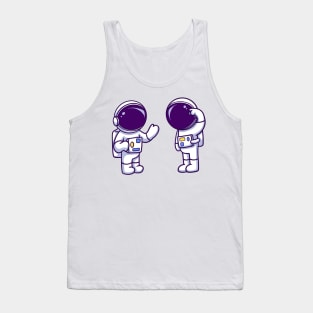 Astronaut Chatting Talking Tank Top